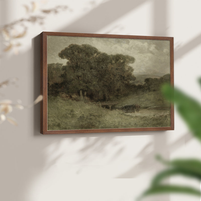 Paysages rétro-DCCXV-reproduction encadrée, H 11 po x l 14 po