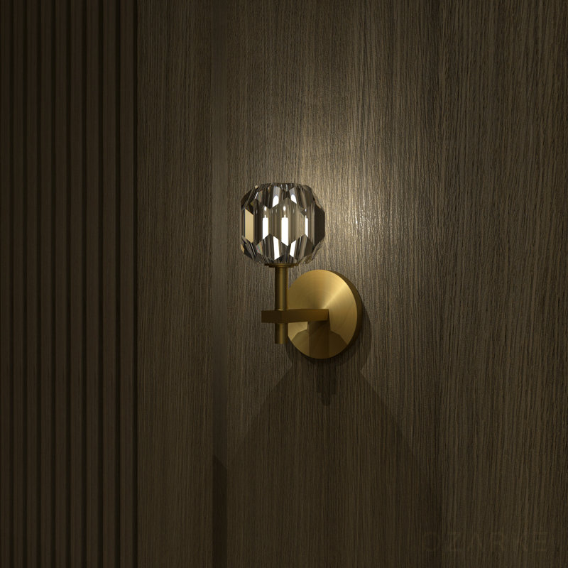 Tyleah Flush Mounted Sconce, Gold