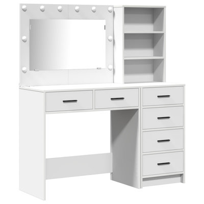 Set Of 2 Engineered Wood Standard Mirror