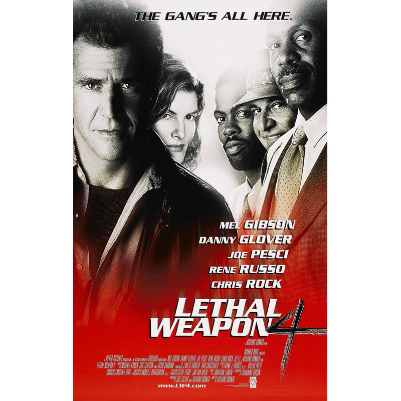 Lethal Weapon 4, 24" H x 15" W