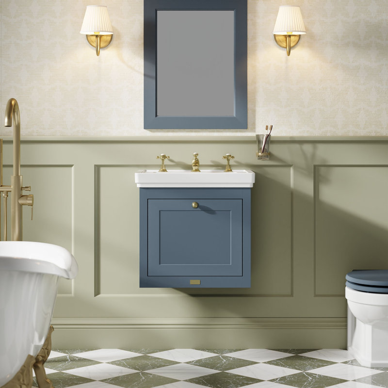 Hartleigh 531 mm Bathroom Vanity, Stiffkey Blue