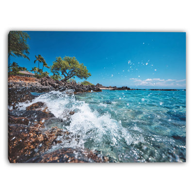 Splashing Paradise - Wrapped Canvas Wall Art