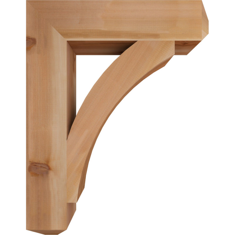 Support pour artisan Thorton, Cèdre rouge de l'Ouest (lisse), H 36 po x l 6 po x P 28 po