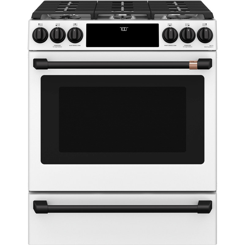 Front Control Gas Range Handle Kit, Flat Black