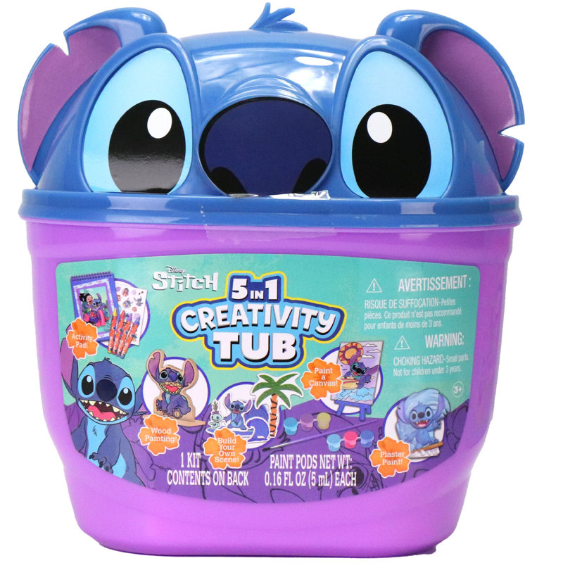 5-en-1: Baignoire de créativité - Stitch