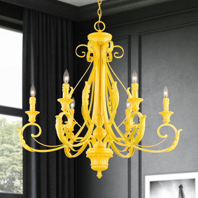 Aminul 6 - Light Dimmable Empire Chandelier