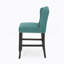 Ensemble de 2 tabourets de comptoir à oreilles capitonnés en tissu, bleu sarcelle, 2-1256796532-1256796534