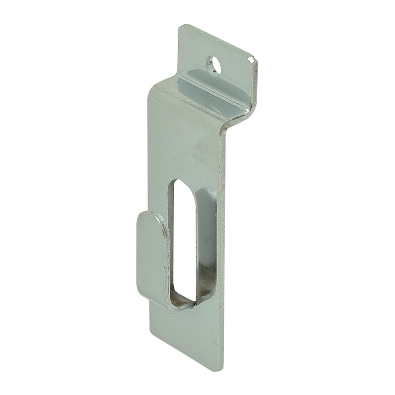 Only Hangers Chrome Slatwall  Notch Picture Hanger Utility Peg Hook 25pcs