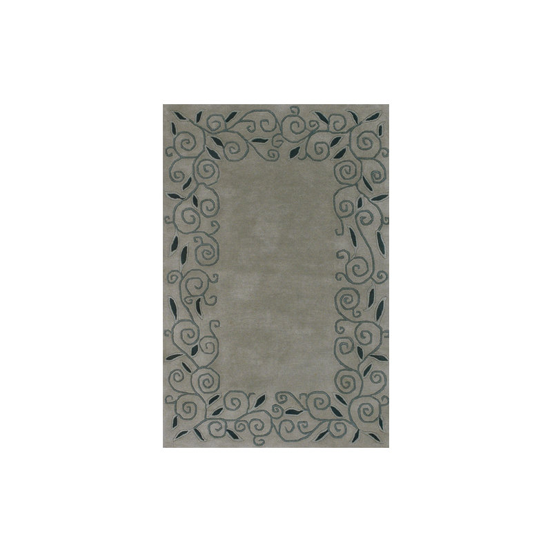 Kaci Wool Abstract Indoor Rug, Round 7'9"