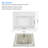 24'' Ceramic Single Bathroom Vanity Top with Sink