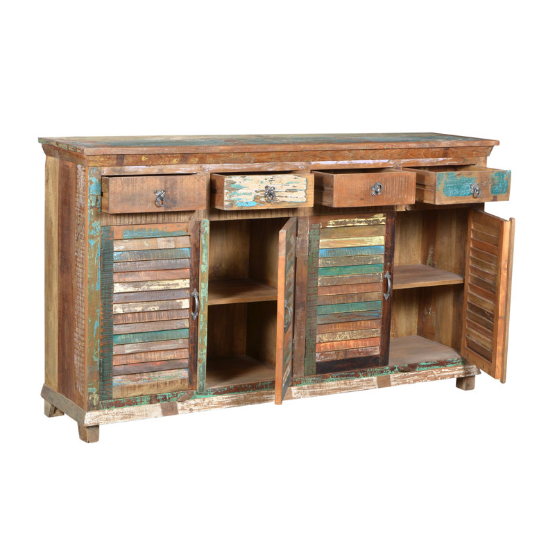 Eggleton 72'' Solid Wood Sideboard, Brown