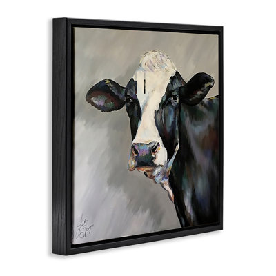 Cadre flottant noir et blanc Belle, conçu par Linda Sperroussi