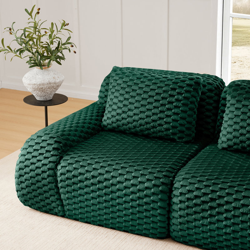Canapé modulaire Boneless, Vert