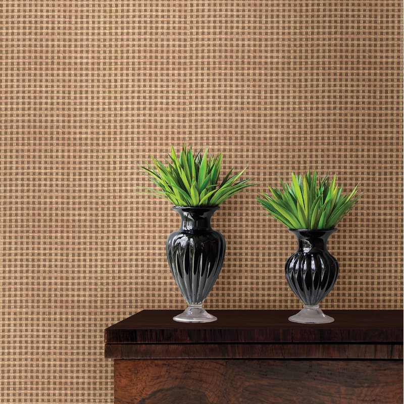 Sanger Non-Pasted Plaid Wallpaper Roll