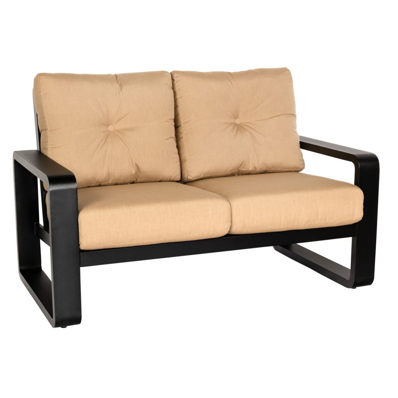 Vale Outdoor 2 - Seat Loveseat, Matte White
