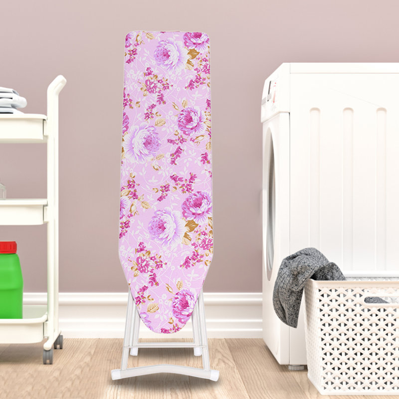 Foldable Ironing Board Full Size 36Inch Pink