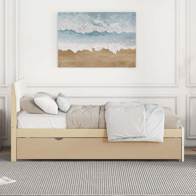 Twin Bed Frame With Twin Trundle
