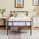 Gilana 2 Piece Twin Metal Bed Frame with Headboard and Footboard Heavy Duty/No Box Spring Needed