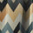 Ivory Boho Accents Chevron III - Chevron Curtain - Blackout Chevron Curtain - 1 Panels-107555240