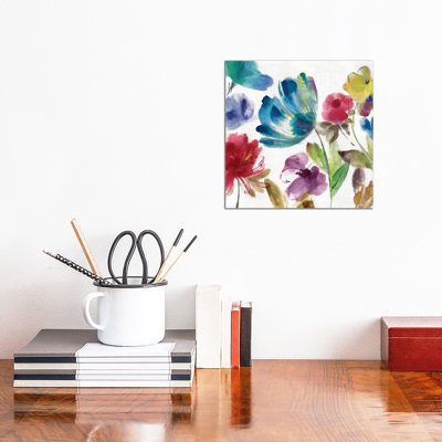 Sarcelle Jardin II by Asia Jensen - Wrapped Canvas Painting