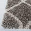 Tapis géométrique ivoire / brun-1203484629