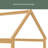 Floor Wooden Bed With House Roof Frame, Fence Guardrails-1509900569-1509900568
