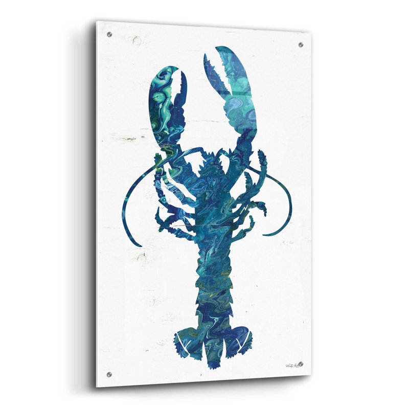 " Bright Lobster " by Cindy Jacobs, 36" H x 24" W x 0.2" D