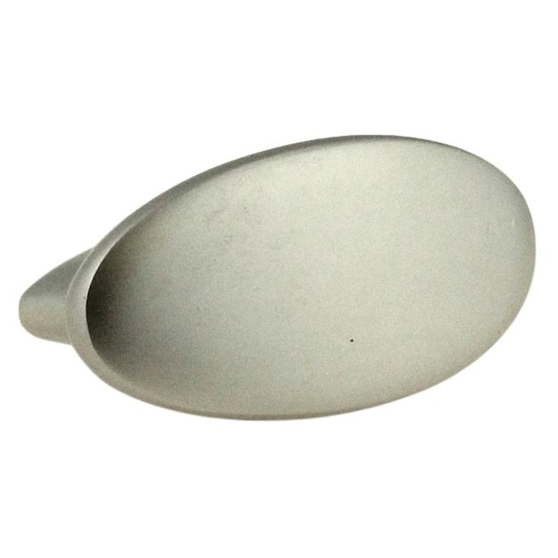 (Paquet de 5) Poignées ovales 1-5 / 8 pouces chrome mat