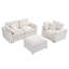 Ensemble de canapé modulaire 3 pièces (beige)-2009445261