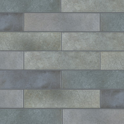 Heritage 2" x 10" Porcelain Stone Look Wall & Floor Tile
