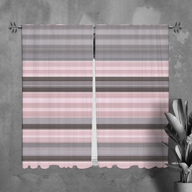 Paire de rideaux obscurcissant en polyester Maysey, L 20 po x L 82 po