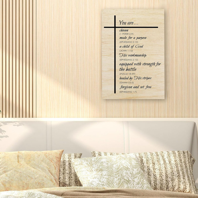 Bible verses Christian Wall Art encadré toile