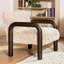 Johnson Faux Fur Occasional Chair, Sand-2065046462