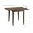 Chene 50" Wood Drop Leaf Dining Table, Honey