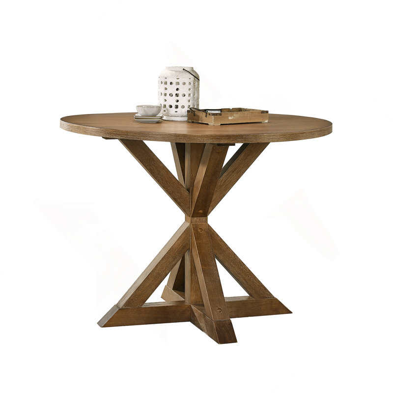 Windvale Cross-Buck Base Counter Height Dining Table