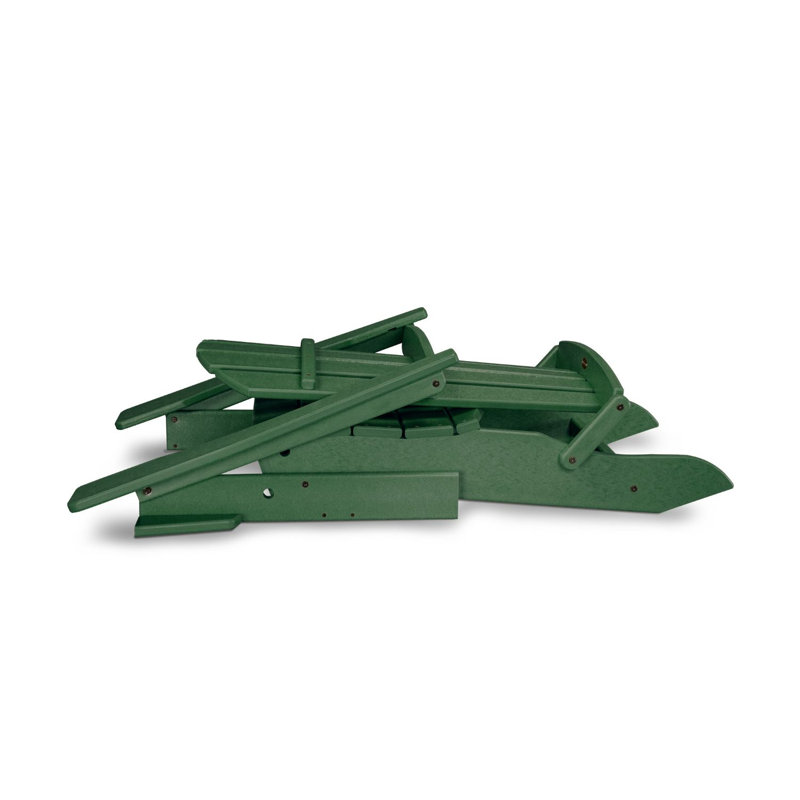 POLYWOOD Palm Coast Folding Adirondack, Green