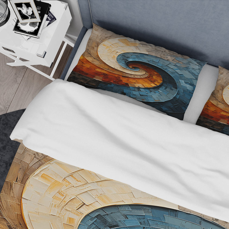 Ensemble de housse de couette Spiral, Housse de couette très grand et 2 très grandes t