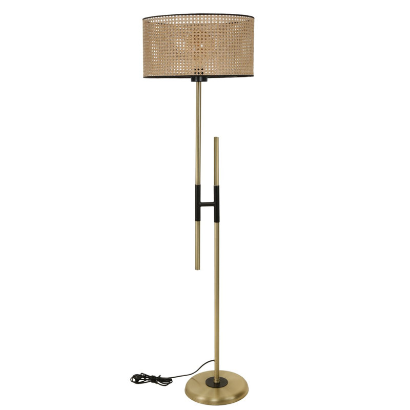 Kristina 165cm Traditional Floor Lamp, Gold