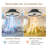 Decorative LED Ceiling Fan Light – Modern Flush Mount With Crystal-Inspired Acrylic Ring, Hidden Blades, Remote Control, And Dimmable Light For Stylish Homes (Black)-761064938