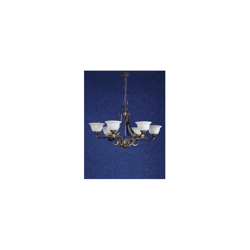 Lustre empire à 6 lumières Sarasso