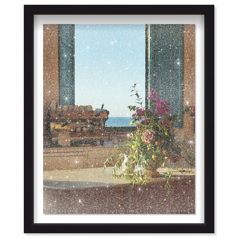 Morning Espresso Print by Oliver Gal, 25.5"H x 31.5"W, Black Shadowbox