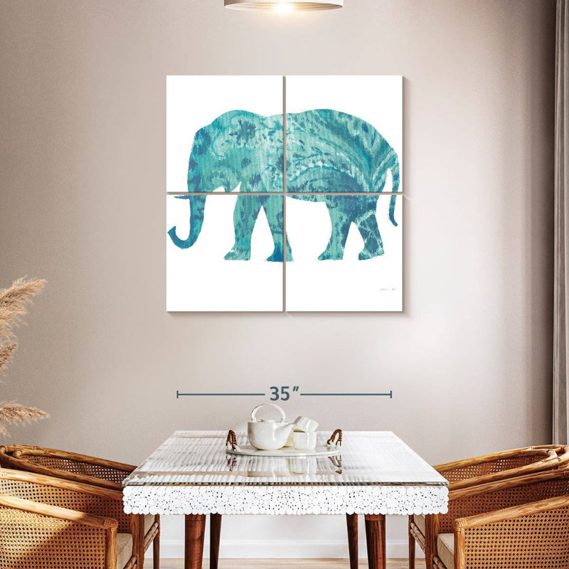 Éléphant brun sarcelle Brampt II