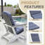 Coussins de chaise Aoodor Adirondack-1665941426