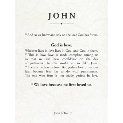 " John Scripture Book Page "
