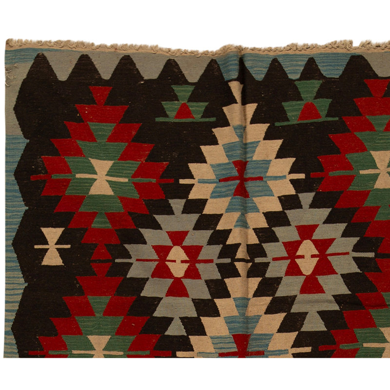 Tapis multicolore de haute qualité noué à la main