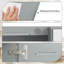 62mm W 65mm H Framed Medicine Cabinet Mirror Adjustable