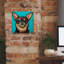 «Blue Dark Chihuahua» par Carolee Vitaletti, art mural sur toile-1443243380