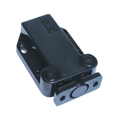 Sugatsune Non -Magnetic Push Latch (with Floating Strike) - MC-37/BLK-1, Black Finish