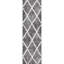 Tapis gris à motif géométrique Loney-846102456