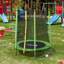 Coissy Metro Lane ft Hexagon Backyard Trampoline with Safety Enclosure